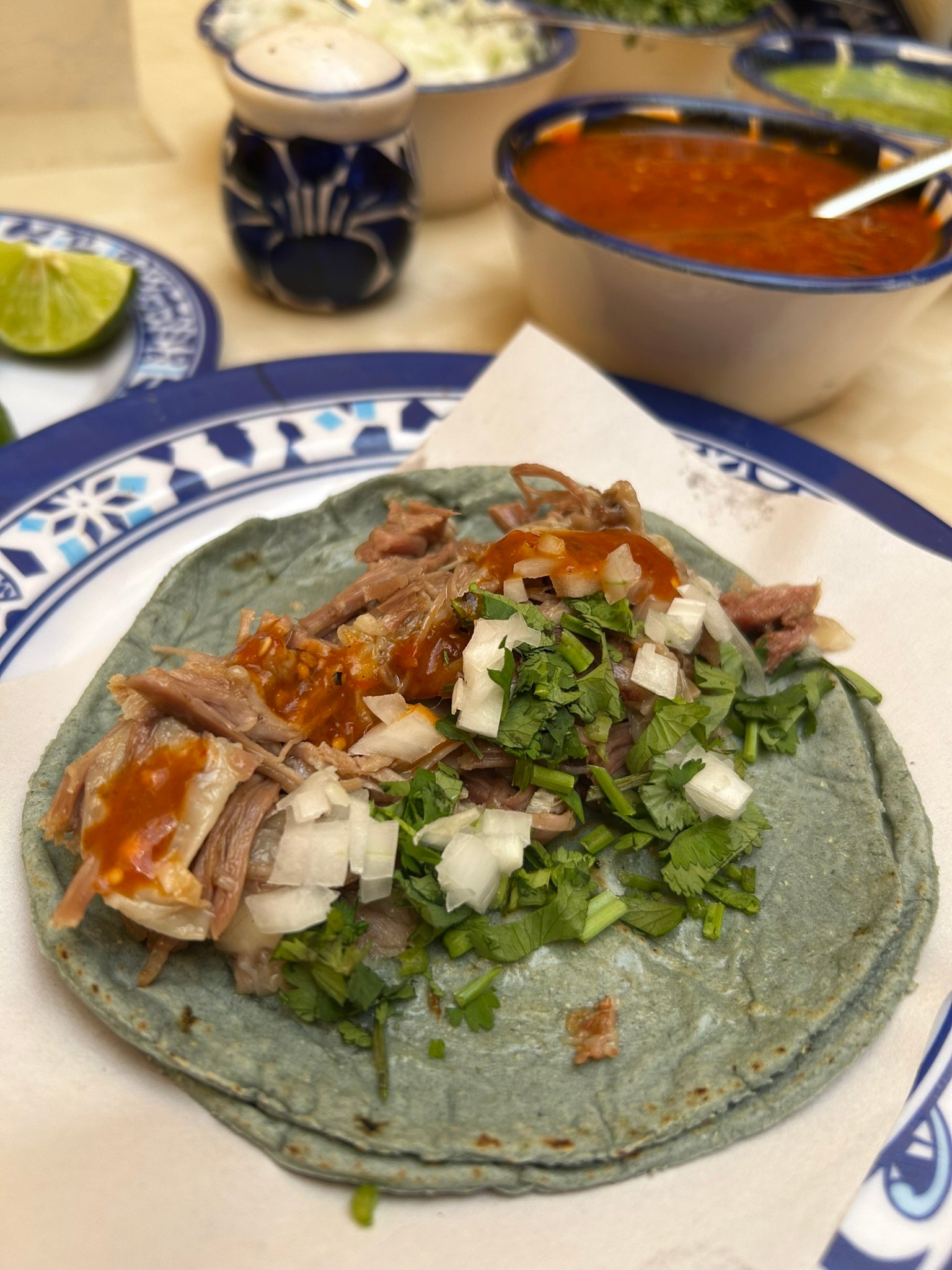 Taco de barbacoa